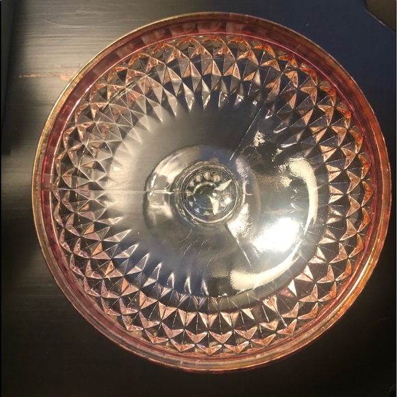 Ruby Sawtooth Candy Dish - Picture 2 of 4